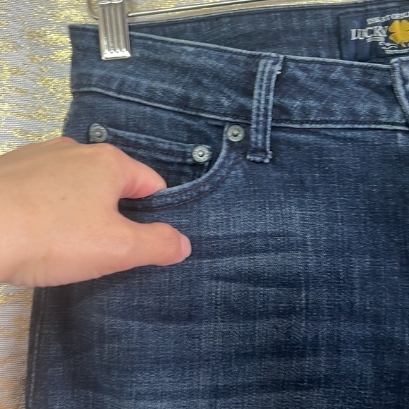 Lucky BRAND Dark Blue Wash Lolita Boot Mid-Rise Bootcut Jean Size 6/28 - Picture 7 of 16